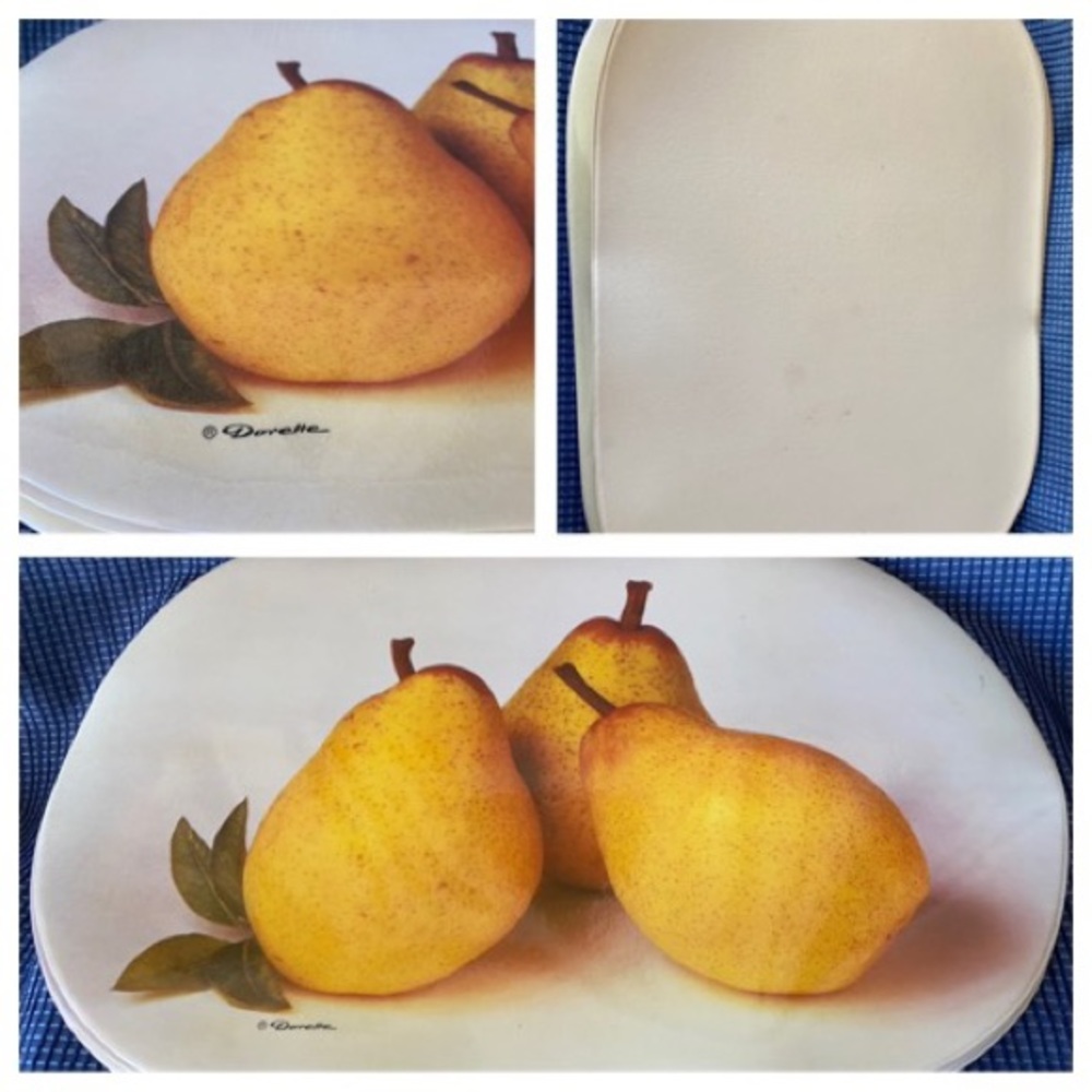 Set of 8 - Vintage pear 🍐 placemats